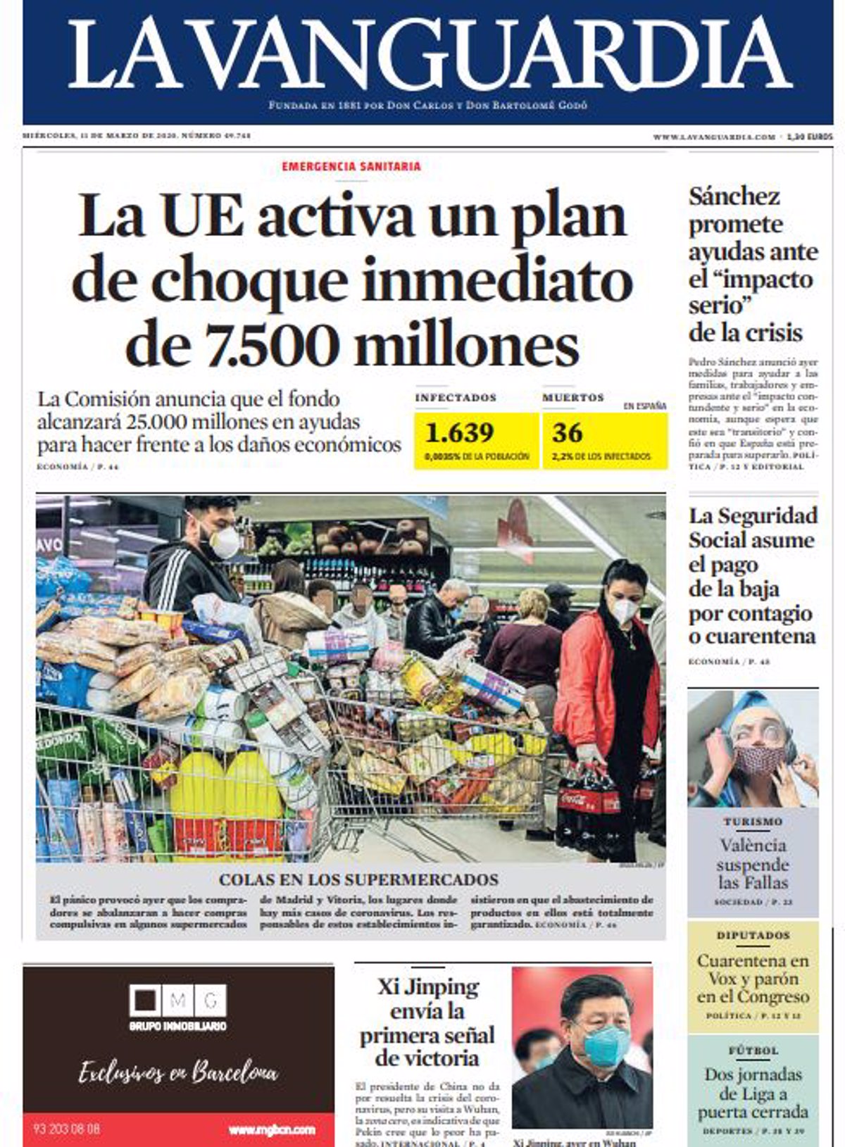 Las Portadas De Los Peri Dicos Del Mi Rcoles D A De Marzo De