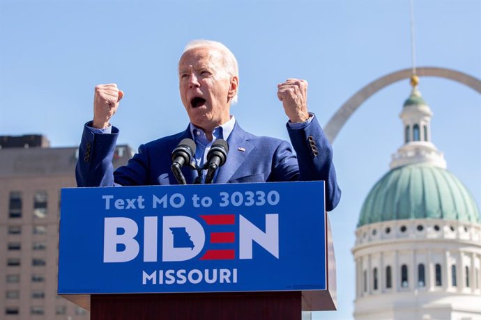 AMP.- EEUU.- Biden se perfila como ganador en las primarias demócratas de Idaho,