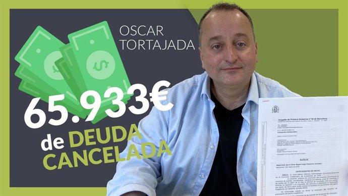 Oscar Tortajada consigue cancelar sus deudas