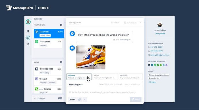 Plataforma de atención al cliente