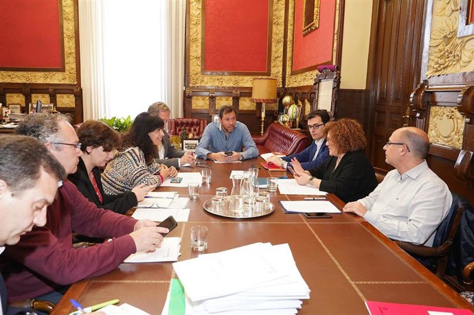 Reunión de la Junta de Gobierno del Ayuntamiento de Valladolid.