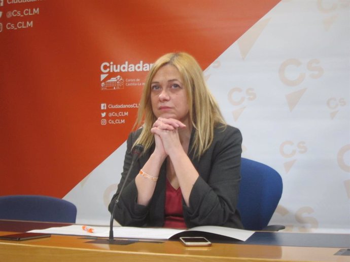 La portavoz del Grupo Parlamentario de Ciudadanos en las Cortes, Carmen Picazo