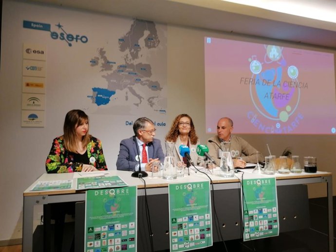 Imagen de la presentación de la la 'XI Feria de la Ciencia' de Atarfe