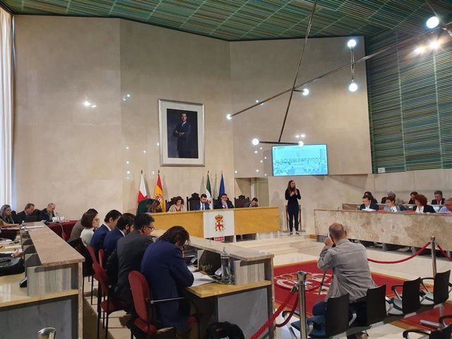 Pleno en el Ayuntamiento de Almería