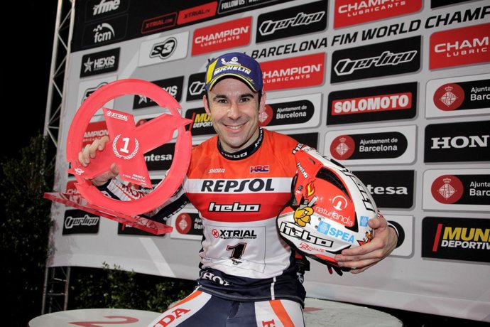El piloto español de trial Toni Bou (Repsol Honda)