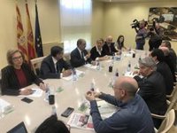 Empresarios y sindicatos se coordinan con el Gobierno de Aragón para dar respuestas concretas a cada caso