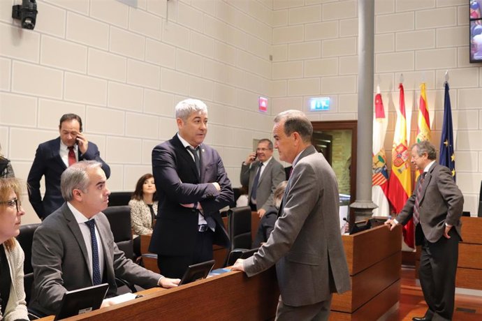 Pleno ordinario de la Diputación de Zaragoza.