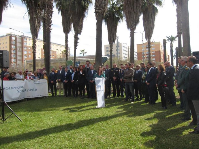 Acto en Badajoz en homenaje a las víctimas del 11M