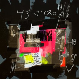 Obra de Mina K., 'Souvenirs de una explosión nuclear', en la exposición 'Proyecto 90-20'