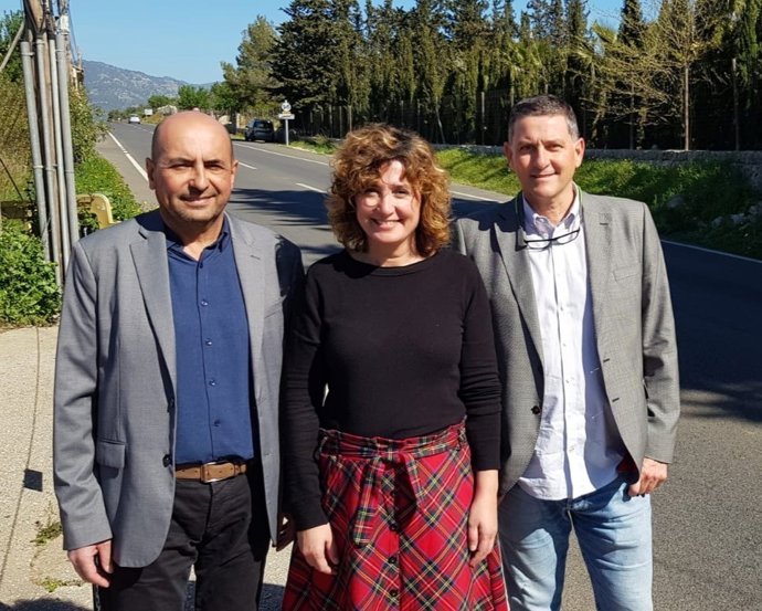 Representantes de El PI reclaman la ronda nord de Inca, con Xisca Mora al frente