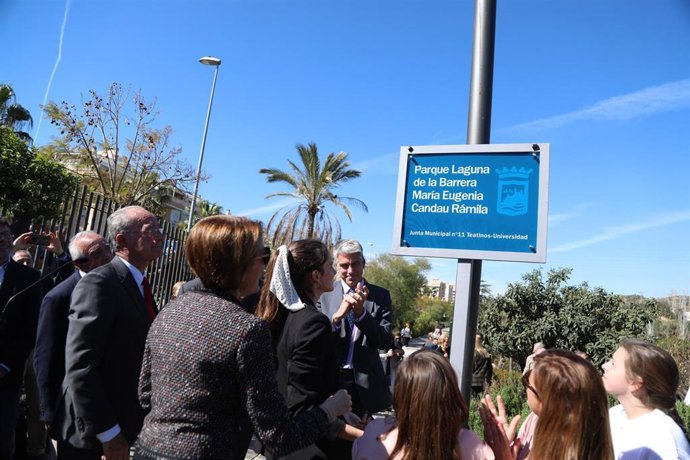 Parque La Laguna añade a su denominación el nombre de María Eugenia Candau, arquitecta fallecida en 2017