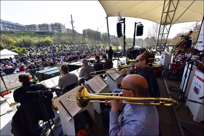 El Pícnic Jazz, celebrat al parc de Vallparadís, en una foto d'arxiu.