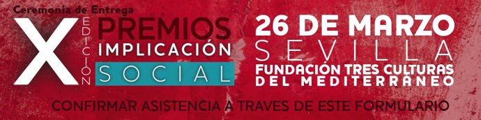 Cartel de los X Premios 'Implicación social en las universidades públicas de Andalucía'