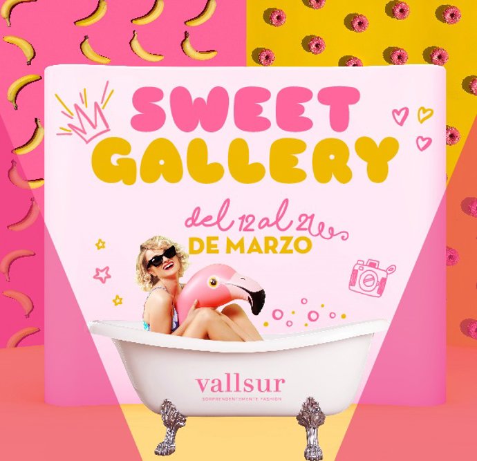 Cartel de la 'Sweet Gallery'.