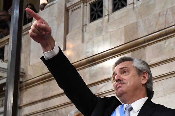 El presidente de Argentina, Alberto Fernández.