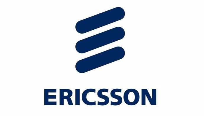 Logo de la compañía tecnológica sueca Ericsson