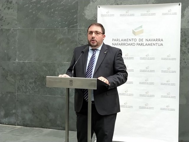 Unai Hualde, presidente del Parlamento de Navarra