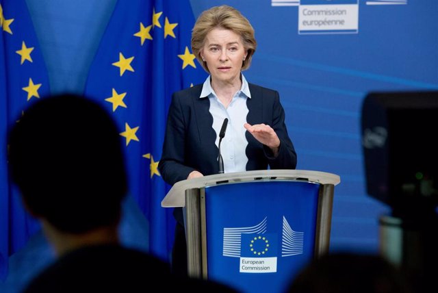 La presidenta de la Comisión Europea, Ursula von der Leyen