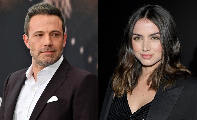 Ben Affleck y Ana de Armas, en fotos de archivo de Getty