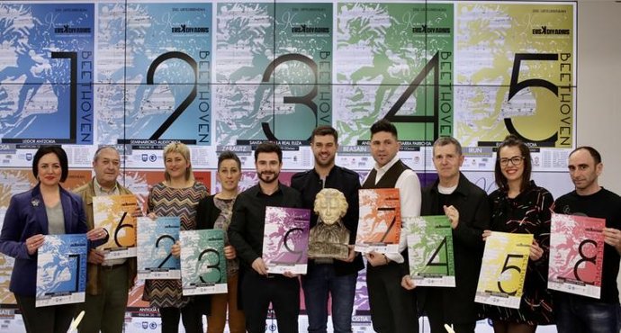 Presentación de los conciertos con motivo del 250 aniversario del nacimiento de Beethoven en Gipuzkoa