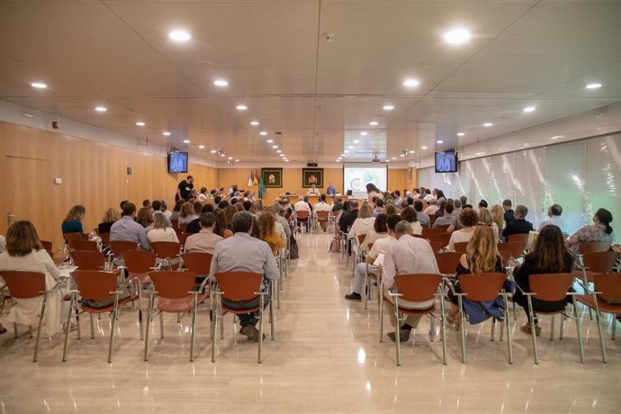 Una sesión en el salón principal de la Diputación