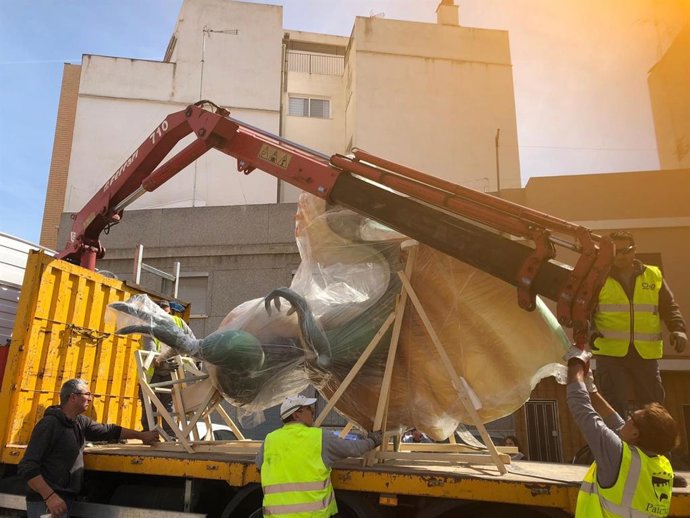 Traslado de Falla en Paterna