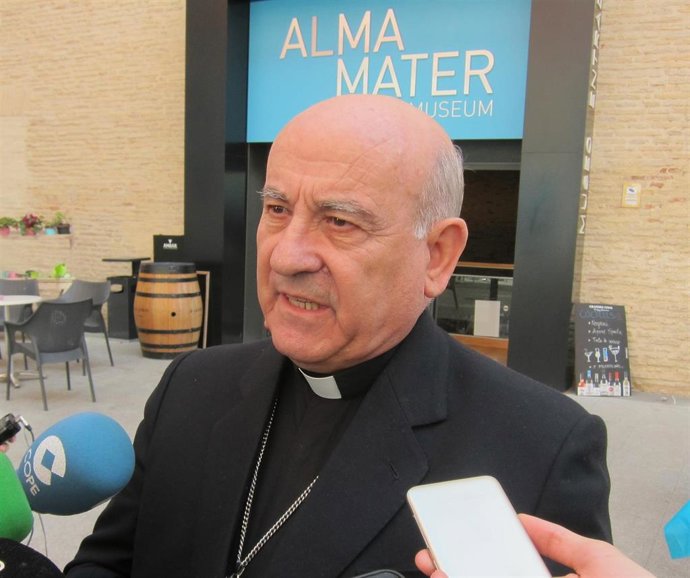 El arzobispo de Zaragoza, monseñor Vicente Jiménez.