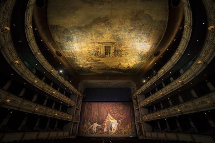 Imagen de archivo del interior del Teatro Cervantes.