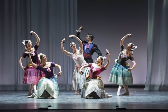 Puesta en escena de una obra del Ballet Nacional de España