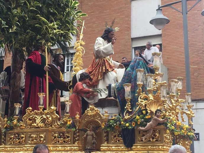 Paso de la Entrada Triunfal de Jesús en Jerusalén de la Hermandad de la Borriquita