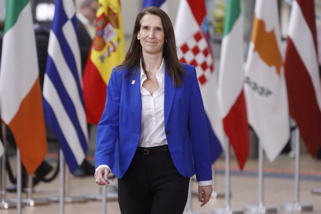 La primera ministra belga, Sophie Wilmes. 