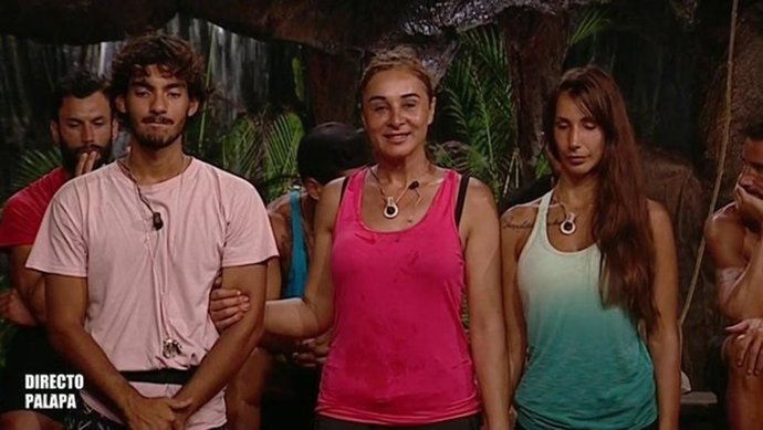 Alejandro Reyes, Ana María Aldón y Fani, en Supervivientes 2020