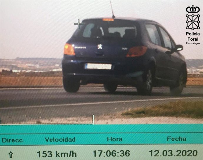 El vehículo de la infracción.