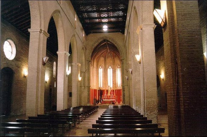 Interior de la iglesia de Santa Marina