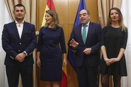 La ministra de Trabajo y Economía Social, Yolanda Díaz se reúne con asociaciones de trabajadores autónomos