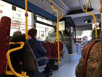 Cancelaos tolos servicios d'autobuses 'búho' urbanos y rexonales