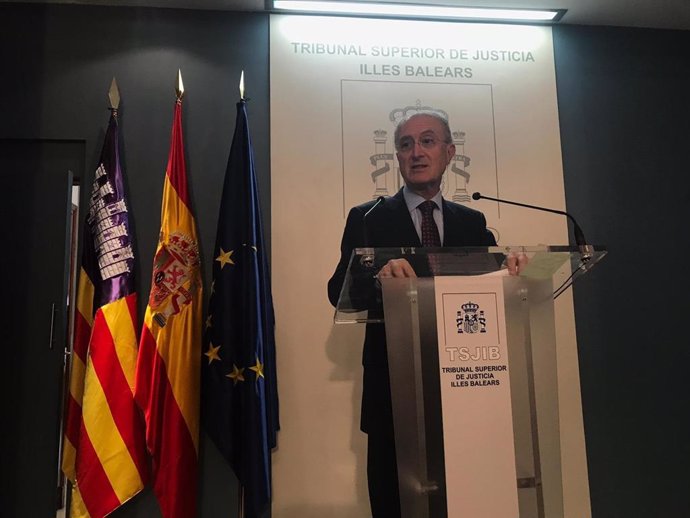 El presidente del Tribunal Superior de Justicia de Baleares (TSJIB), Antoni Terrasa
