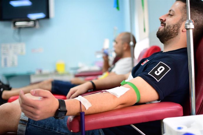 Donante de sangre en Canarias