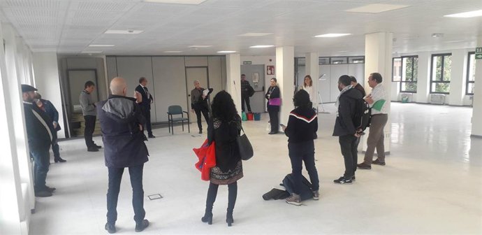 Reunión de la consejera de Educación, Carmen Suárez, con la junta de personal docente.