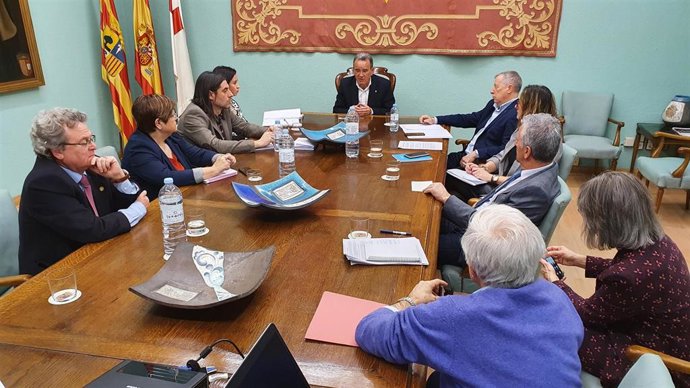 Reunión de la DPZ por la crisis del coronavirus.