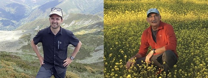 Los investigadores Borja Jiménez-Alfaro y Cándido Gálvez.