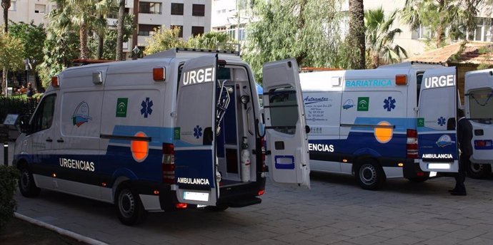 Imagen de ambulancias bariatricas del Consorcio de Transporte Metropolitano de Huelva