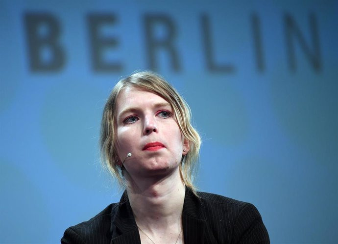 FILED - 02 May 2018, Berlin: USwhistleblower Chelsea Manning speaks at the internet conference re:publica. Chelsea Manning has been released from jail, where she was being detained because of her refusal to testify in a case against WikiLeaks. Photo: B