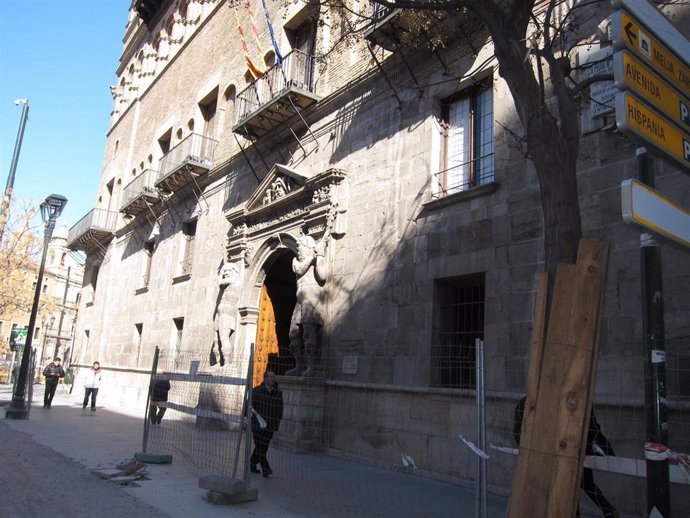 Fachada Del Tribunal Superior De Justicia De Aragón (TSJA) En Zaragoza