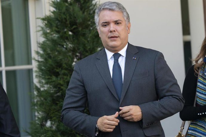El presidente de Colombia, Iván Duque. 