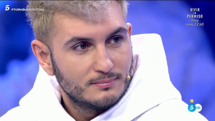 Omar Montes, en el plató de 'Volverte a ver'