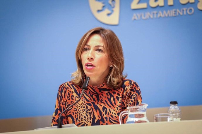 La consejera de Servicios Públicos y Movilidad del Ayuntamiento de Zaragoza, Natalia Chueca
