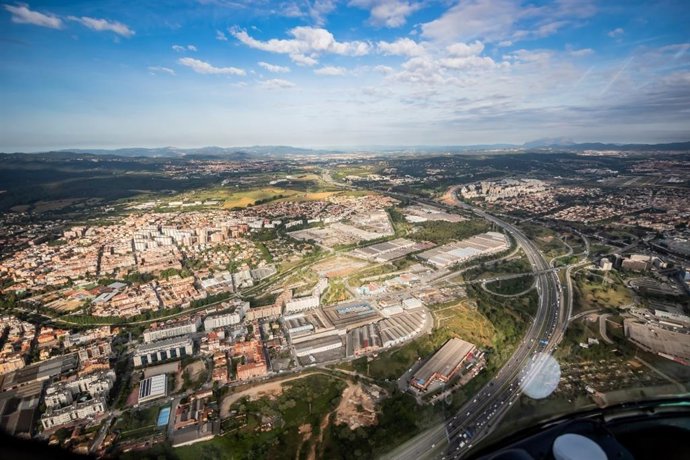 Vista de una de los principales accesos de Barcelona