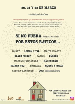 Cartel del festival virtual 'Si no fuera por estos raticos Fest'