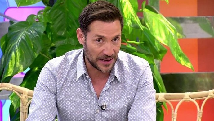 Antonio David, en el plató de Sálvame